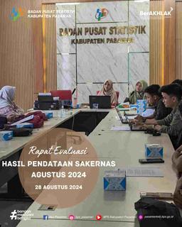 Rapat Evaluasi Sakernas Agustus 2024