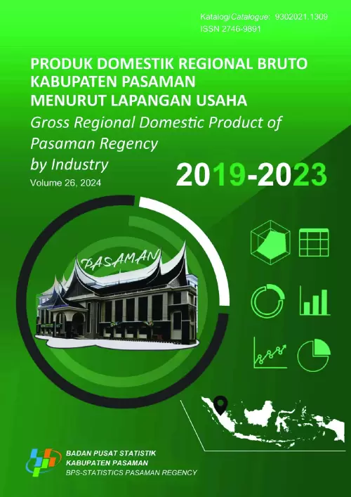 Produk Domestik Regional Bruto Kabupaten Pasaman Menurut Lapangan Usaha 2019-2023